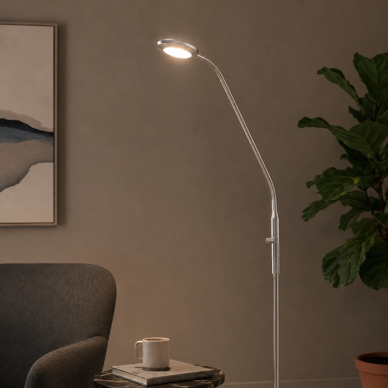 Flexible reading lamp Ufo