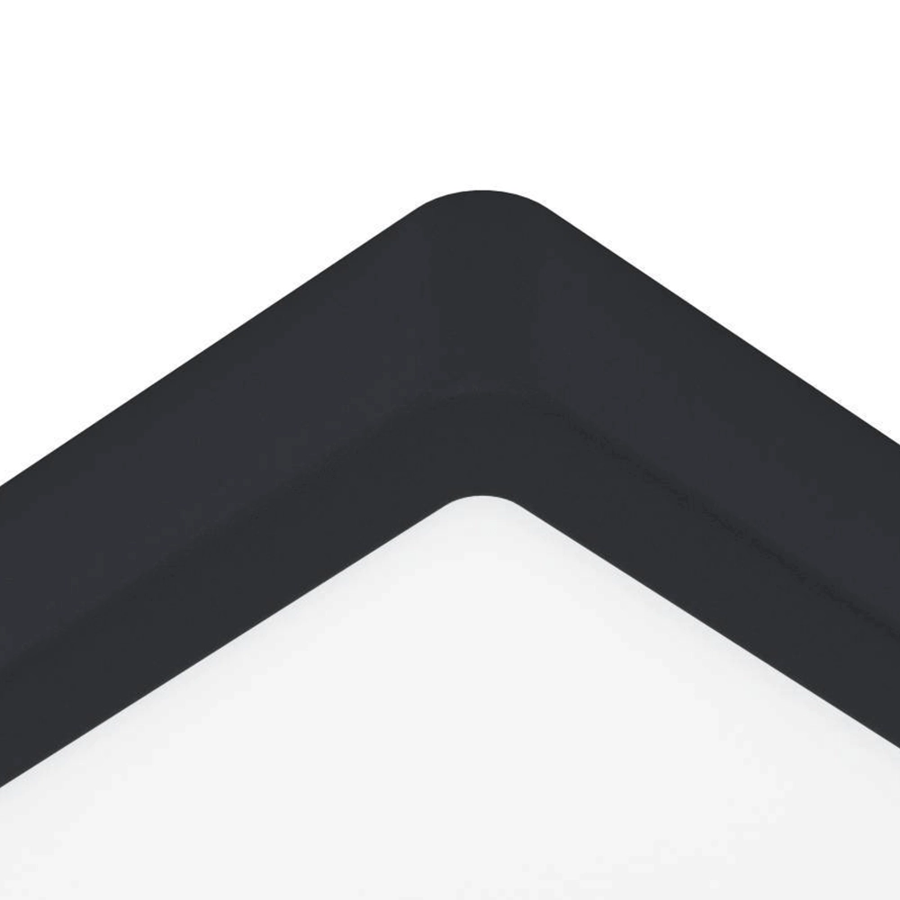 Black ceiling light Fueva 5 21 by 21cm Eglo 9008606244874