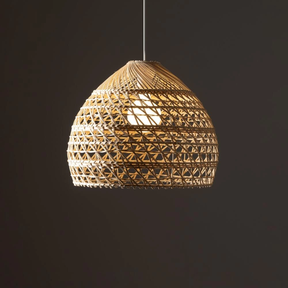 Rattan pendant lamp Boho M Ø 43cm Lyora 5903139111515
