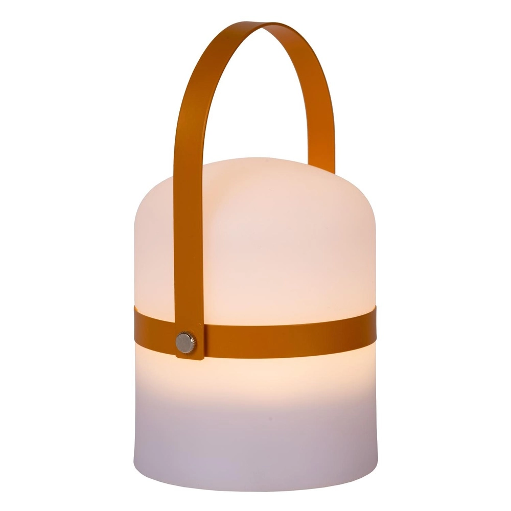 Rechargeable table lamp Little Joe orange Lucide 5411212061430