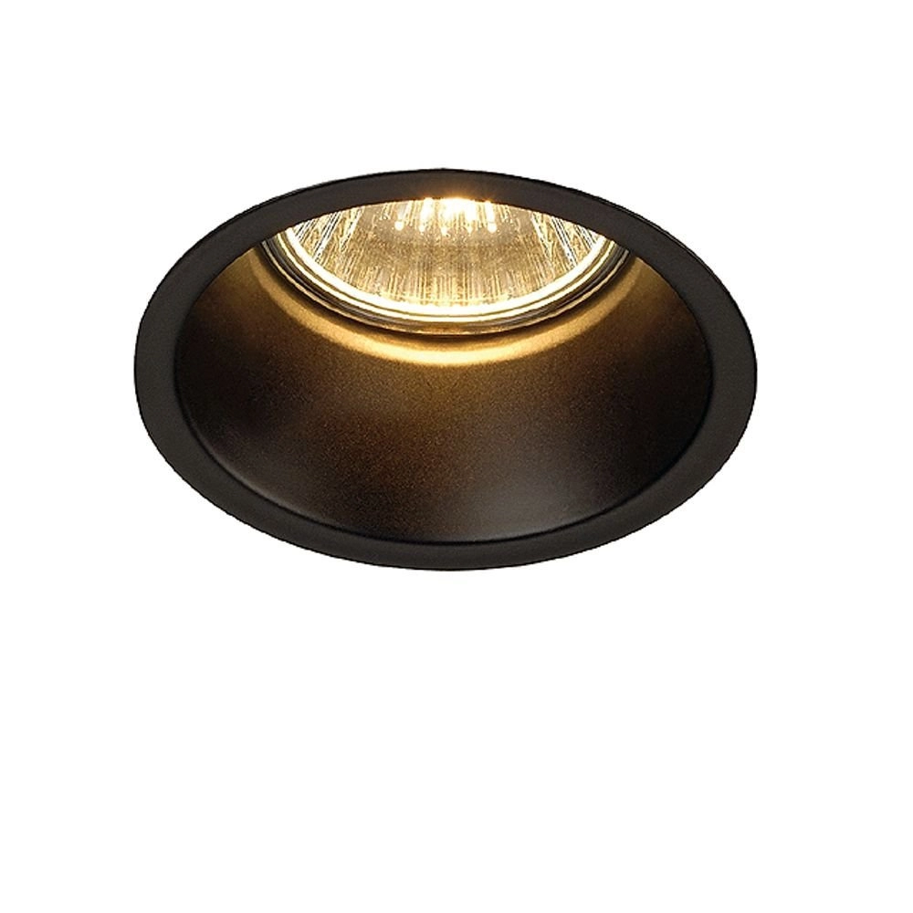 Recessed spotlight Horn GU10 black