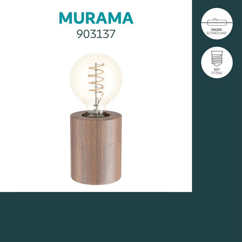 Table lamp Murama wood