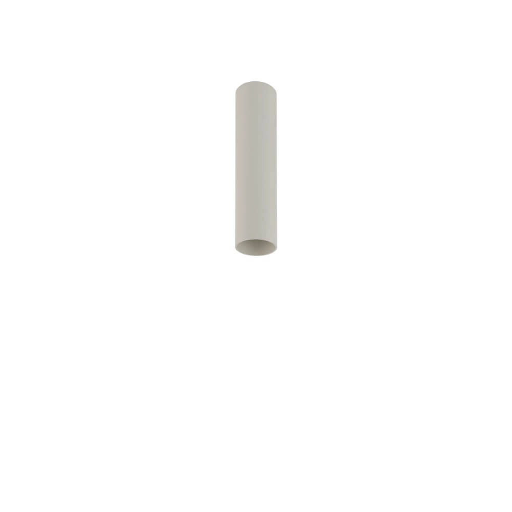 Light grey narrow ceiling spotlight Fourty S