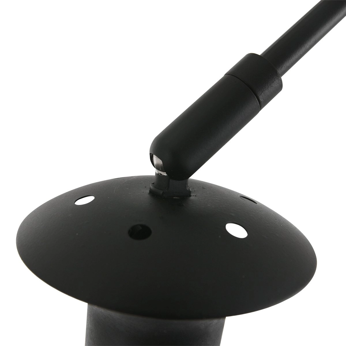 Wall arc lamp Sparkled black with white hood Steinhauer 8712746146653
