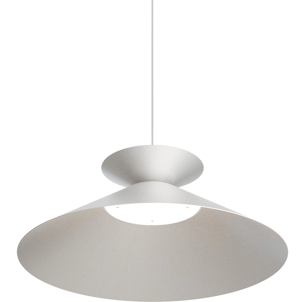 Pendant lamp Ceppo black with nickel Ø 45cm with uplight Masterlight 8718121389653
