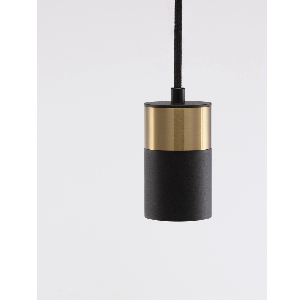 Pendant lamp Pongo S single 9.5cm gold with black Lyora 5212017430335