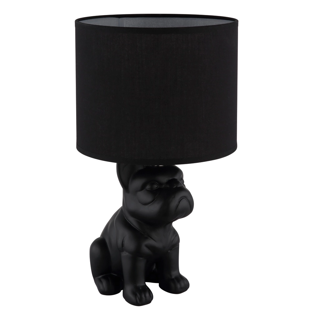 Table lamp Dogo dog black with cap Globo 9007371566686
