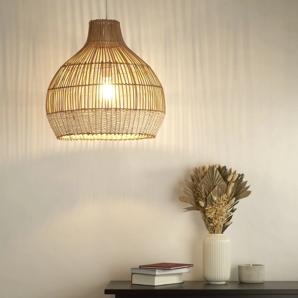 Scandinavian pendant lamp Bali Ø 50cm Searchlight 5053423307053