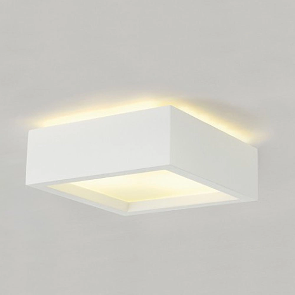 Square ceiling lamp Plastra GL 104 E27 SLV 4024163093408