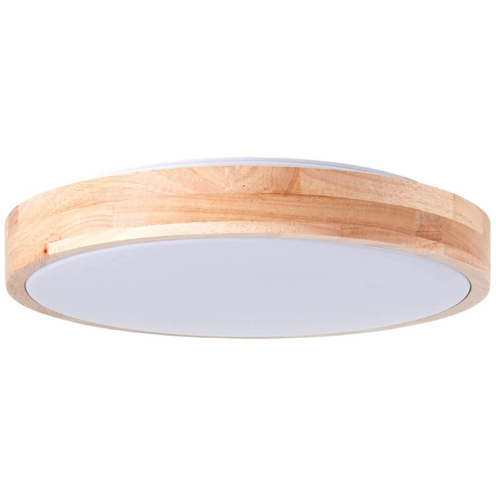 Wooden ceiling lamp Slimline Ø 34.5cm