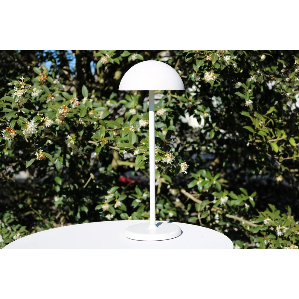 Rechargeable table lamp Joy IP54 white Lucide 5411212151957