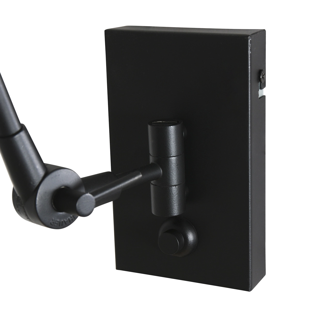 Wall Reading Lamp Prestige Chic black with 30cm green velvet shade Steinhauer 8712746145915