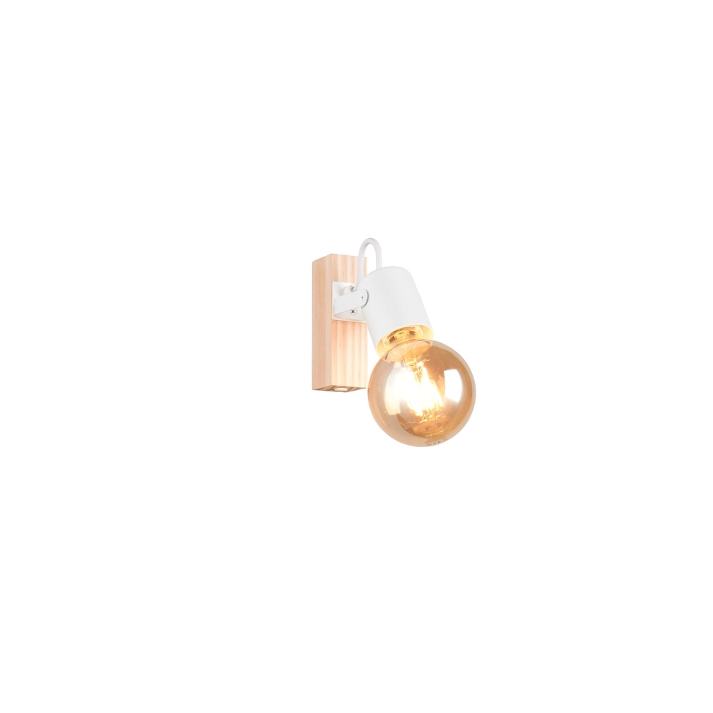 Ceiling lamp Lynar white with wood Trio 4017807670707