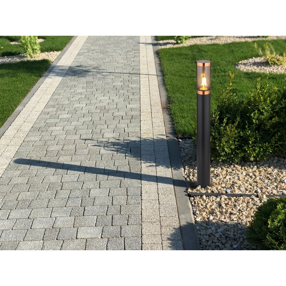 Path lighting Boston black with smoke Globo 9007371439911