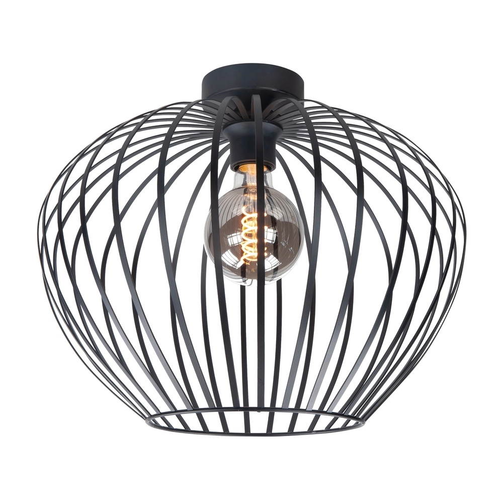 Ceiling lamp Mela black Ø 50cm