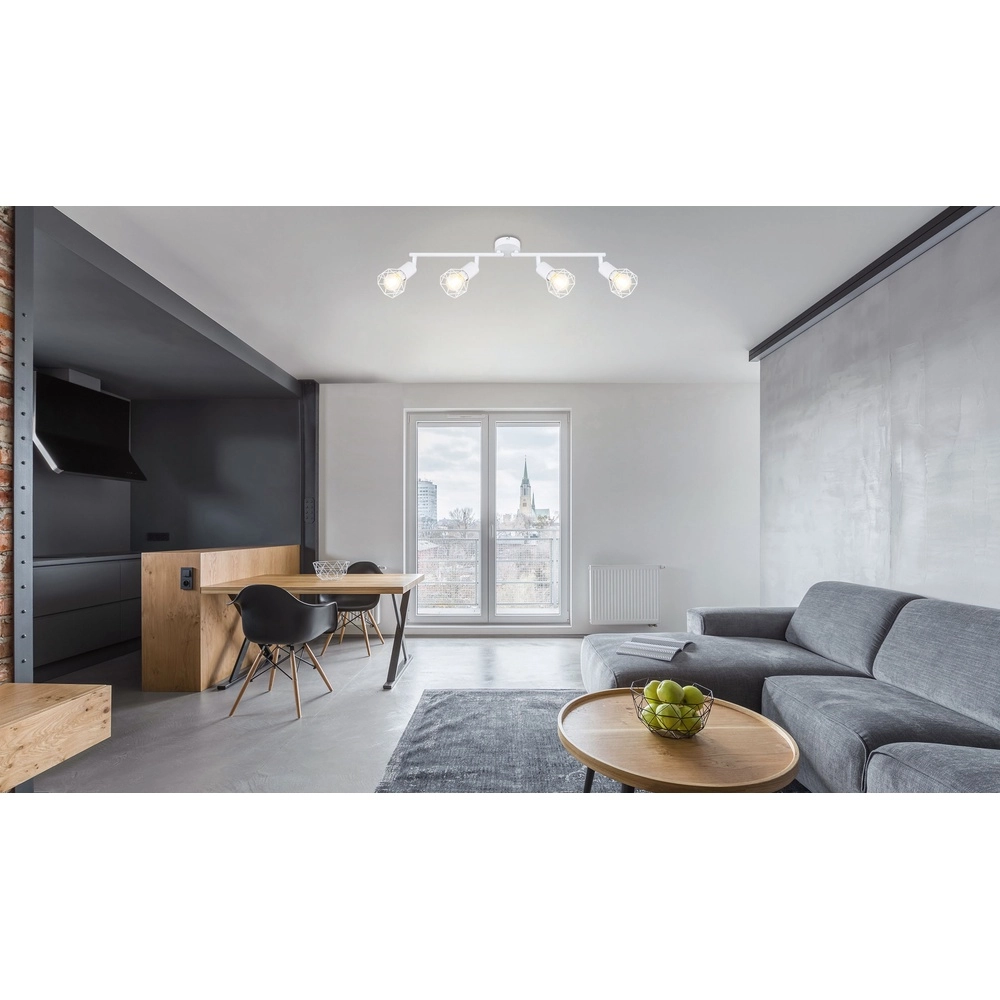 Ceiling lamp Xara I 4-light white Globo 9007371406999