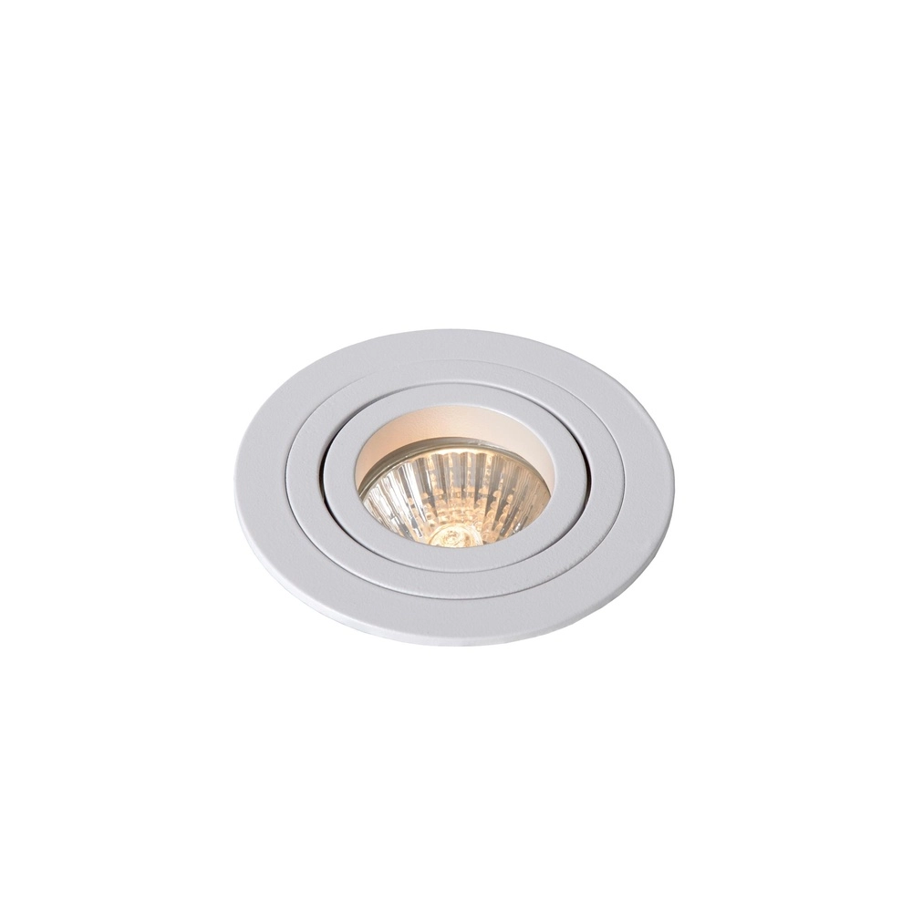 Recessed spotlight Tube white Ø 9.2cm Lucide 5411212220875