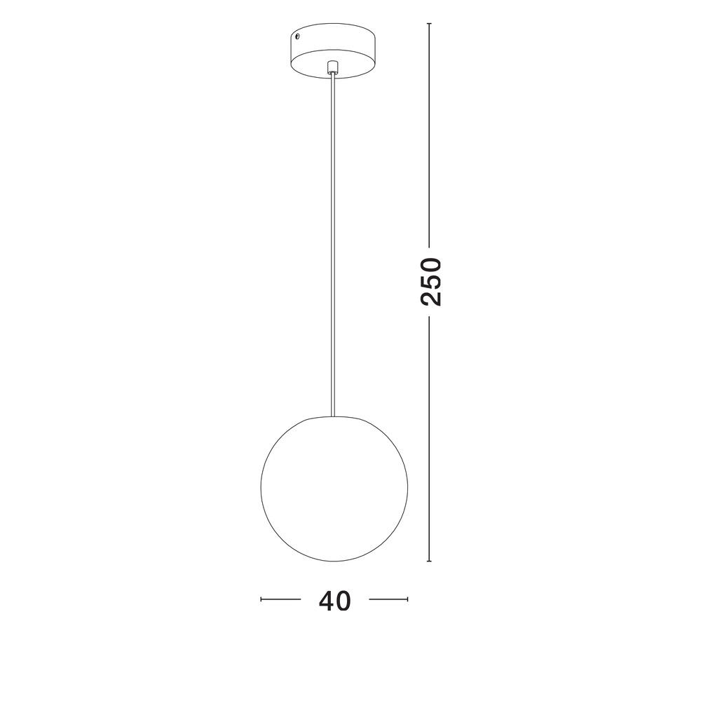 Pendant lamp Moon Ø 40cm Lyora 5212017454546