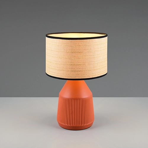 Table lamp Formentera Ø 28cm terracotta Trio 4017807678147