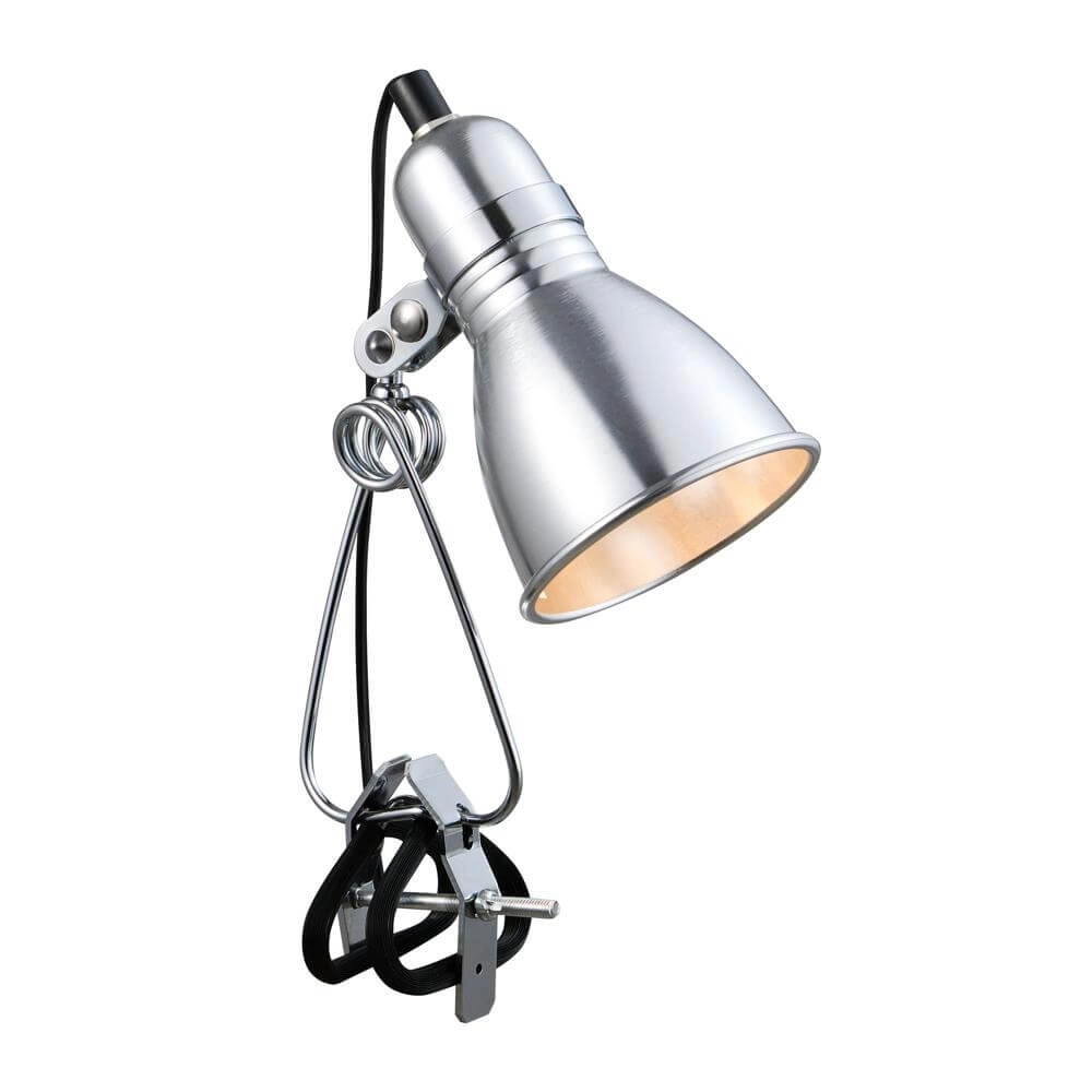 Clamp lamp Photo silver grey