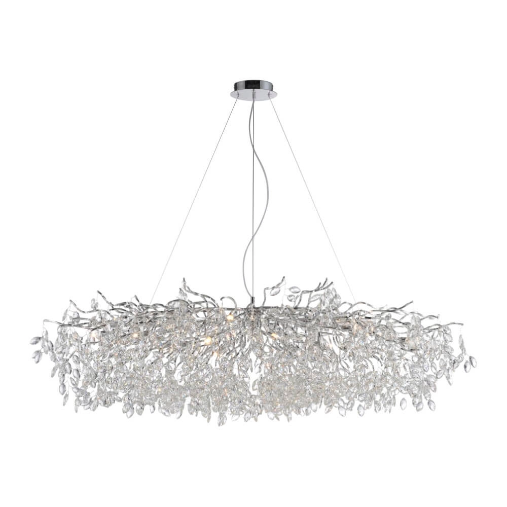 Chandelier Ricicle 150cm chrome Paul Neuhaus 4012248382097