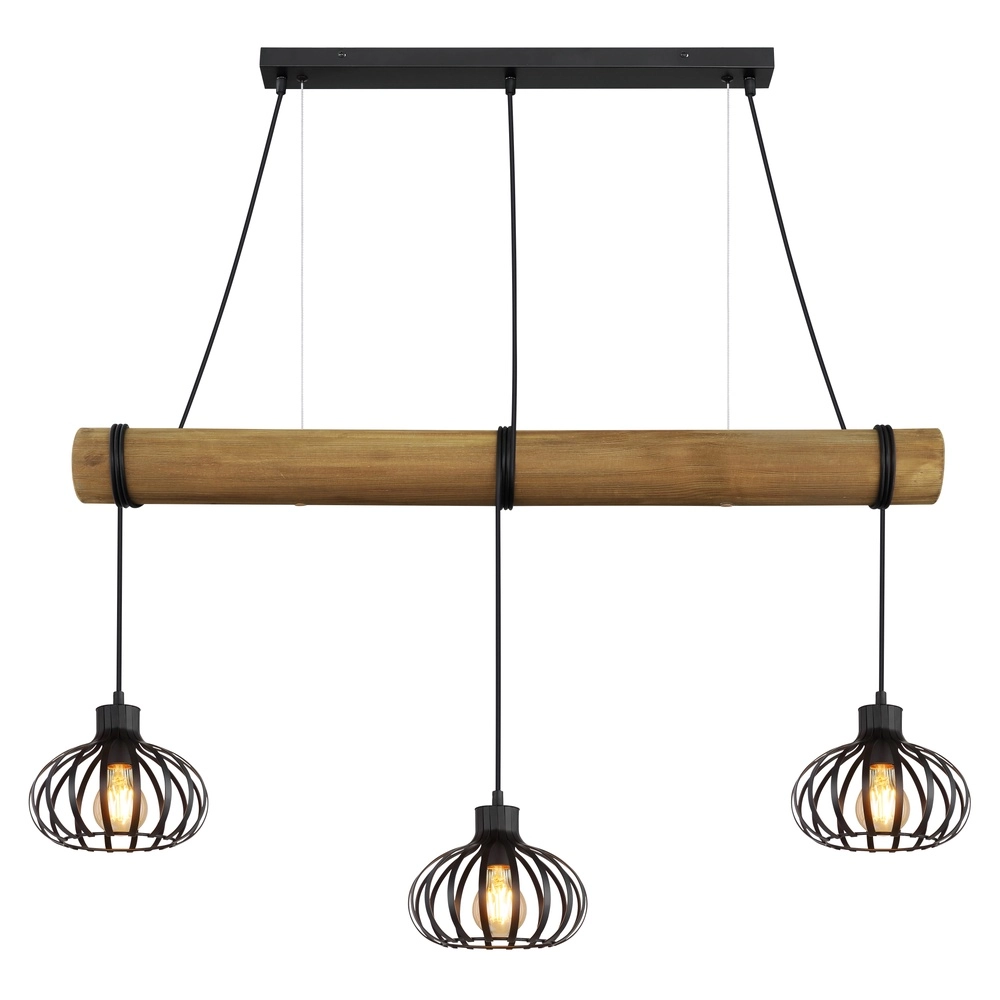 3-light pendant lamp Caldwell dining table Globo 9007371589586