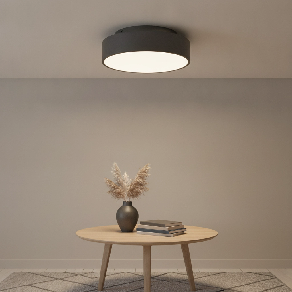 Ceiling lamp Chicago Ø 25cm black
