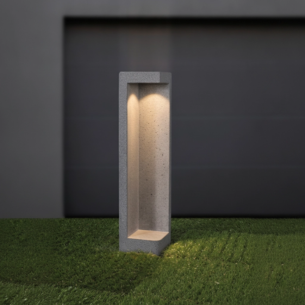 Design garden lamp Grante concrete grey