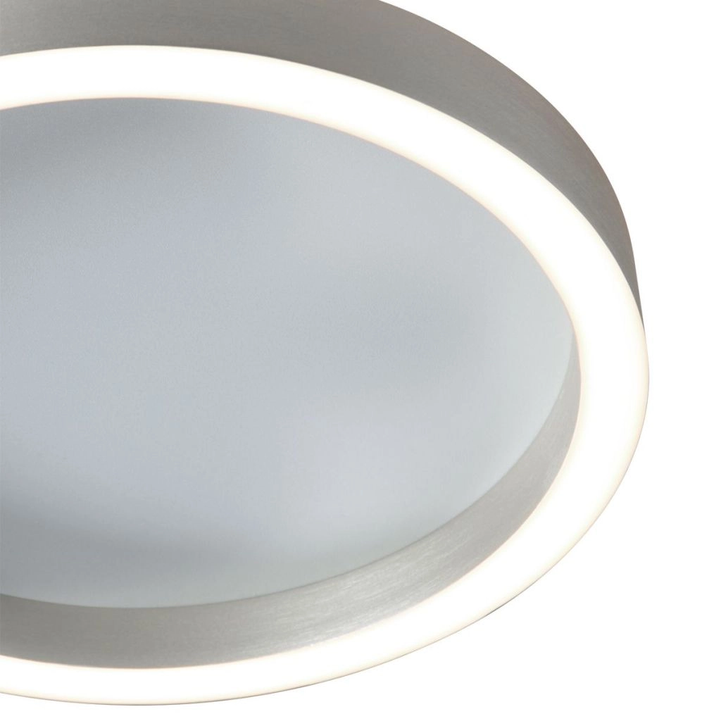 Design ceiling lamp Ringlux brushed metal Ø 30cm Steinhauer 8712746180916