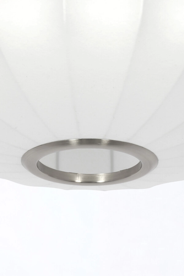 Japandi ceiling lamp Fay Ø 50cm white Light & Living 8717807760458