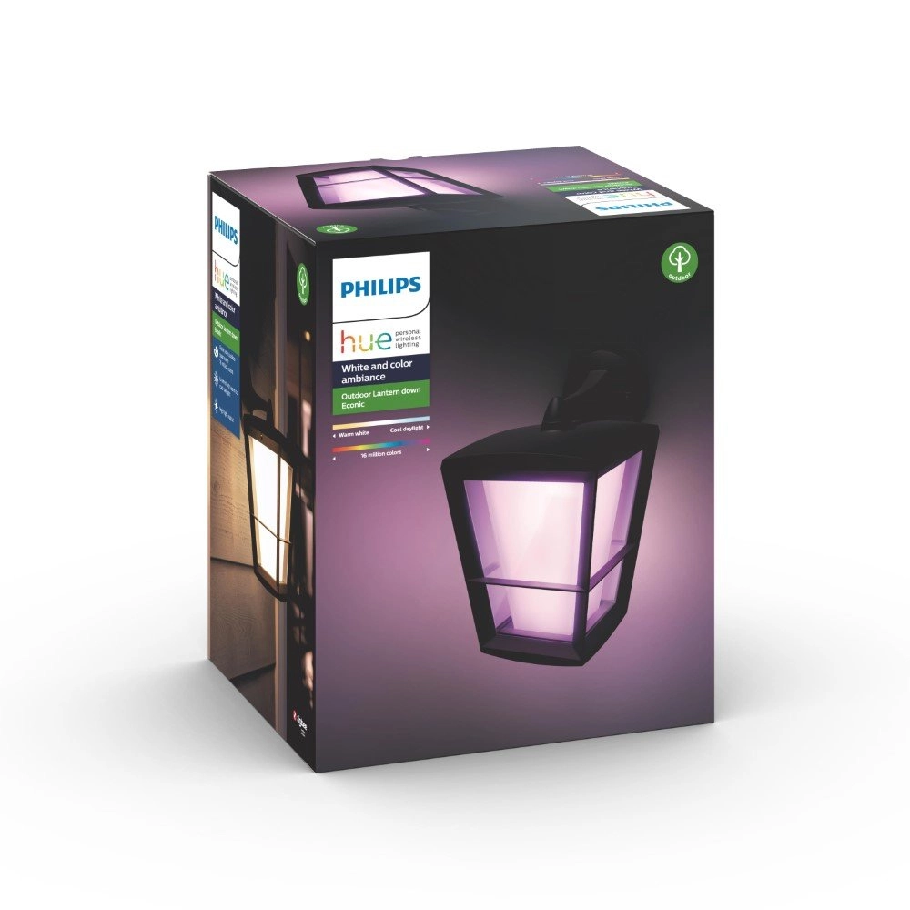 Outdoor lamp Hue Econic square black Philips 8718696170588