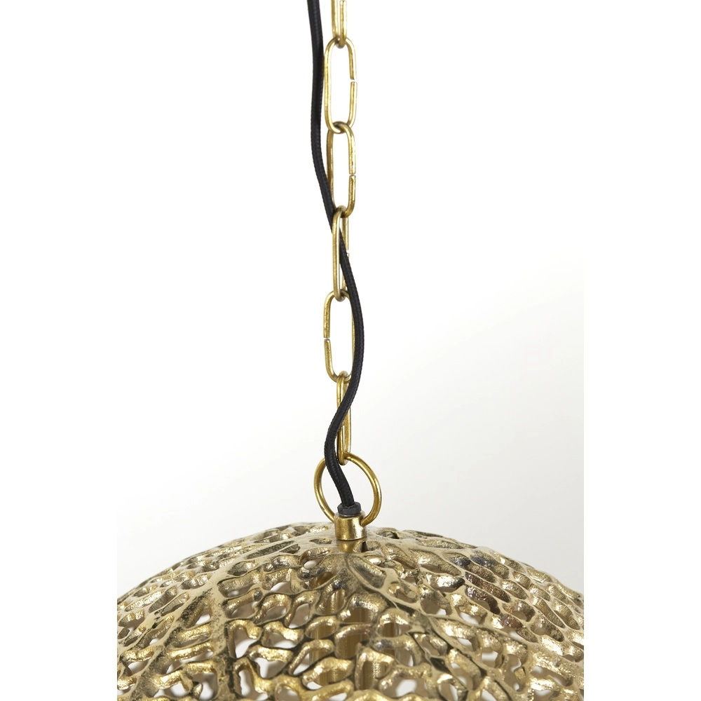 Oriental pendant lamp Sinula Ø 39cm - brass Light & Living 8717807641788