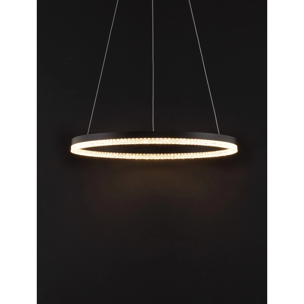 Pendant lamp Adria black Ø 60cm Lyora 5212017443786