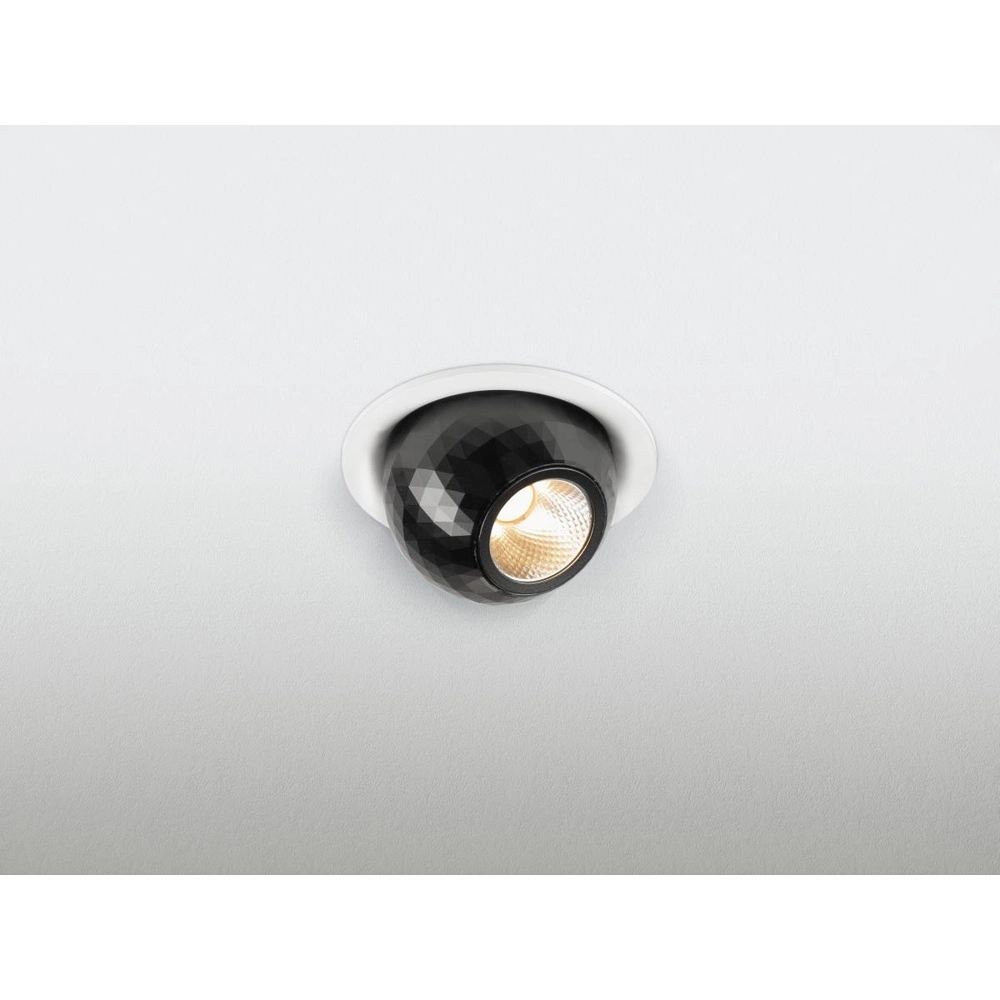 Recessed spotlight Dysko white with black SLV 4024163316705