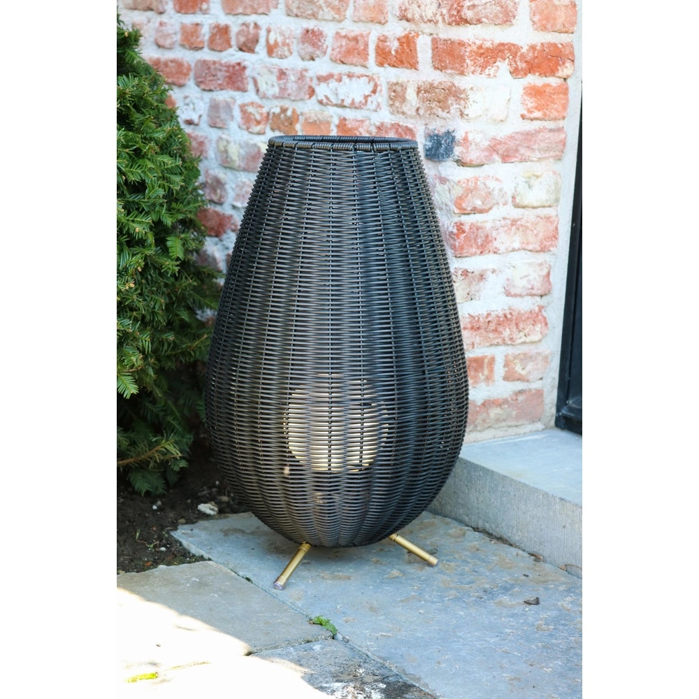 Rechargeable table lamp Colin Ip44 Black Lucide 5411212031846