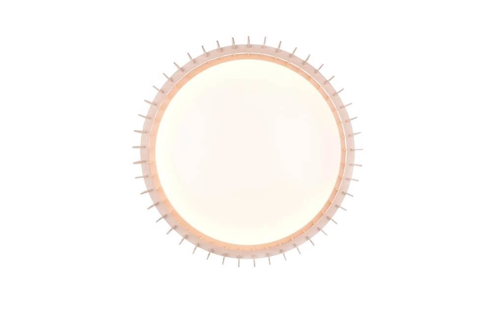 Ceiling lamp Monte 60cm wood brown Trio 4017807504613