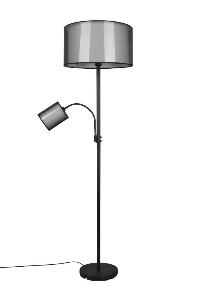 Designer table lamp Burton with reading lamp