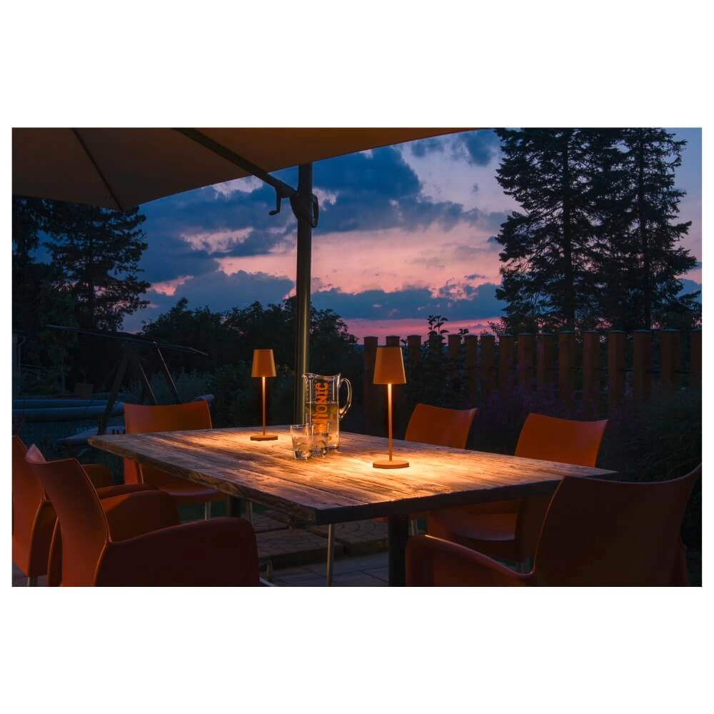 Outdoor table lamp Vinolina Two rust - rechargeable SLV 4024163288309