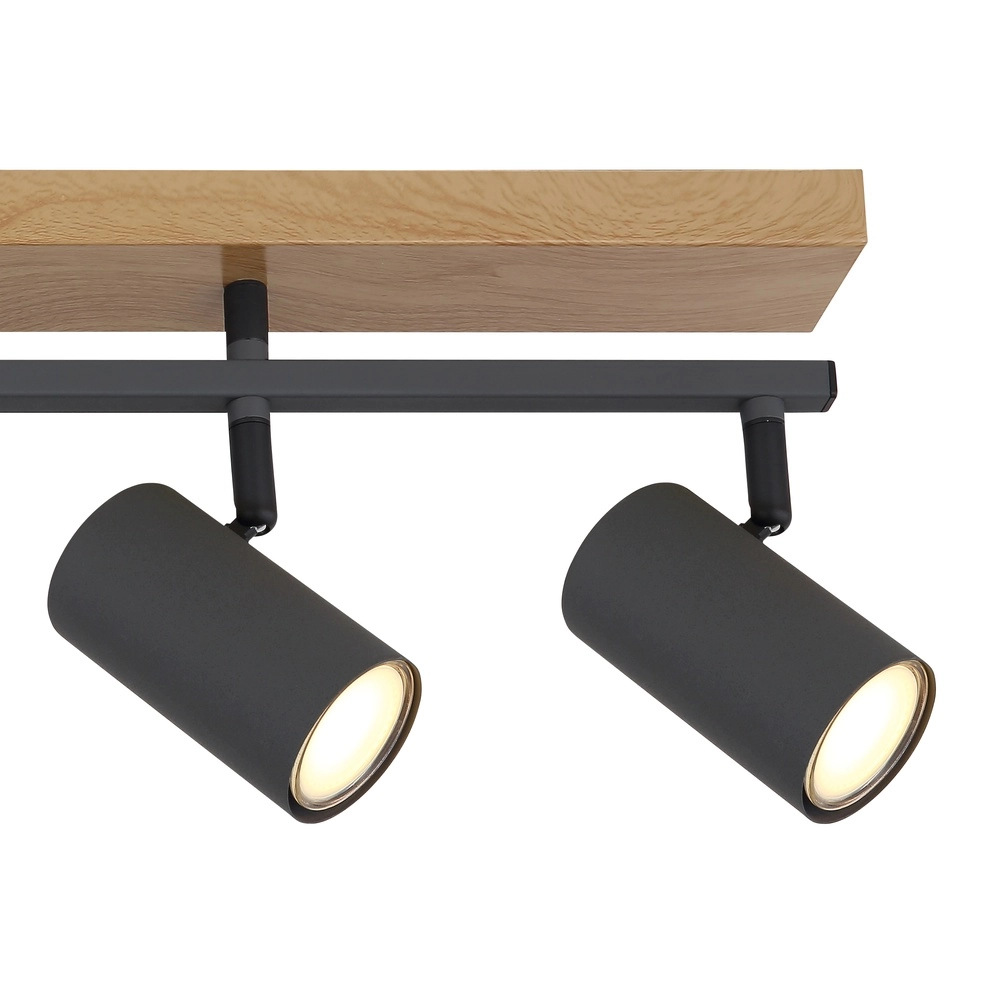Ceiling lamp 5-lights Robby wood Globo 9007371442577