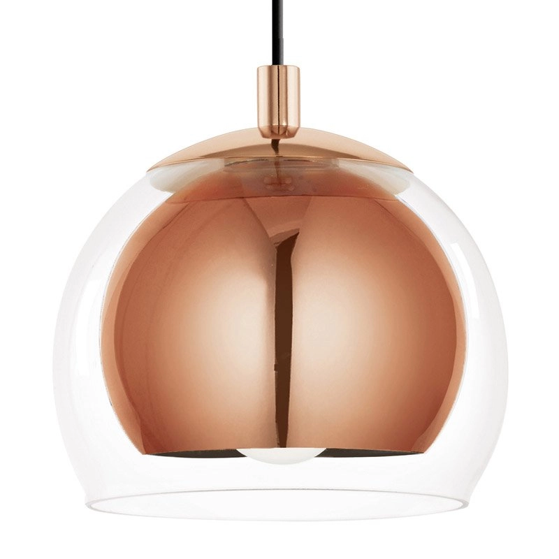Pendant lamp Rocamar pendulum copper brown