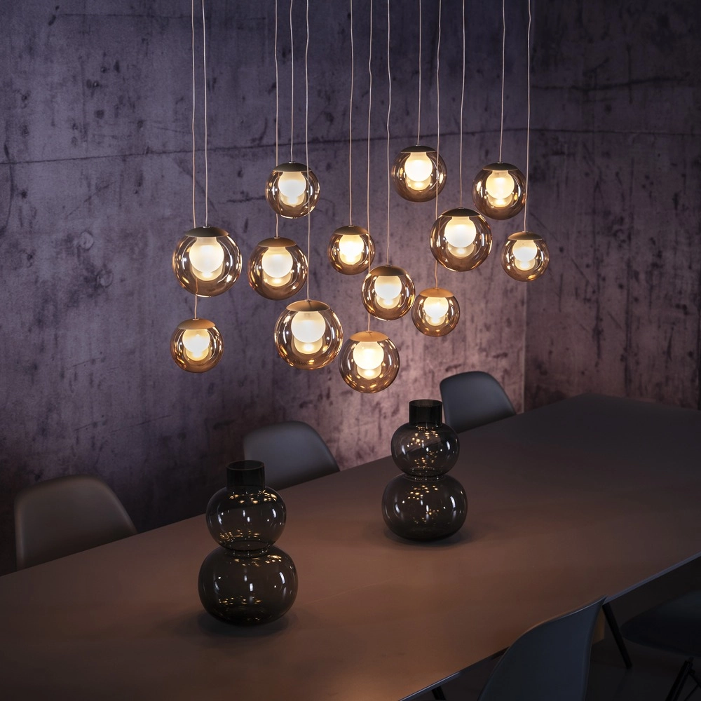 13-light pendant lamp Pure Popup Bronce Paul Neuhaus 4012248398319