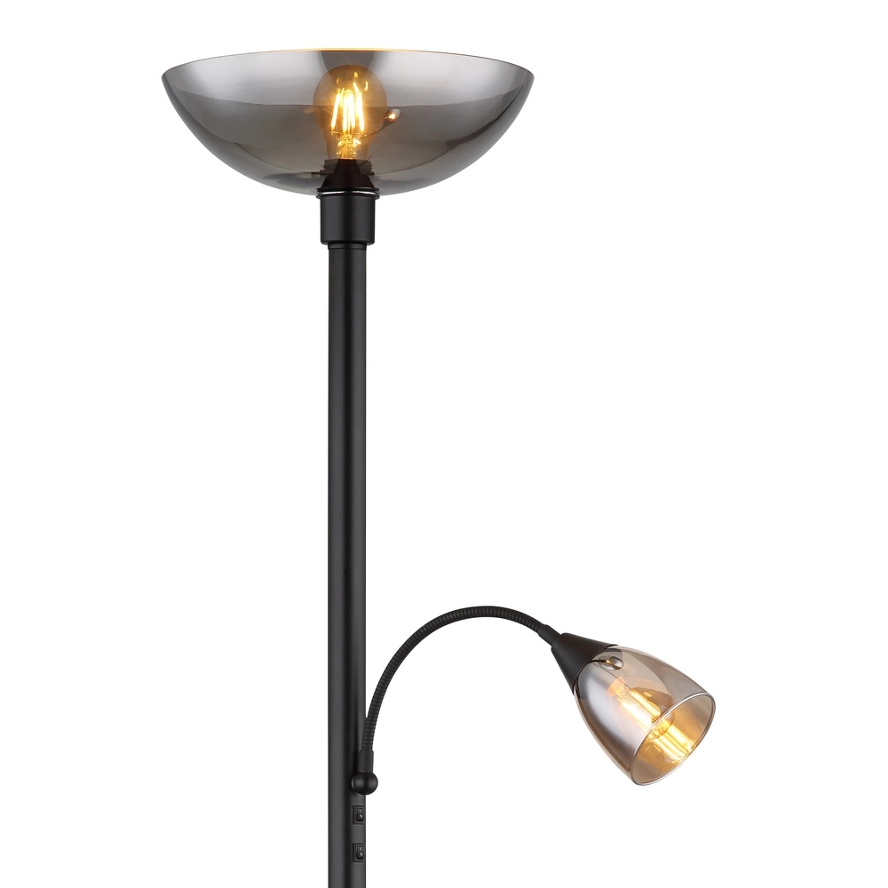 Floor lamp Blade Black Globo 9007371451951