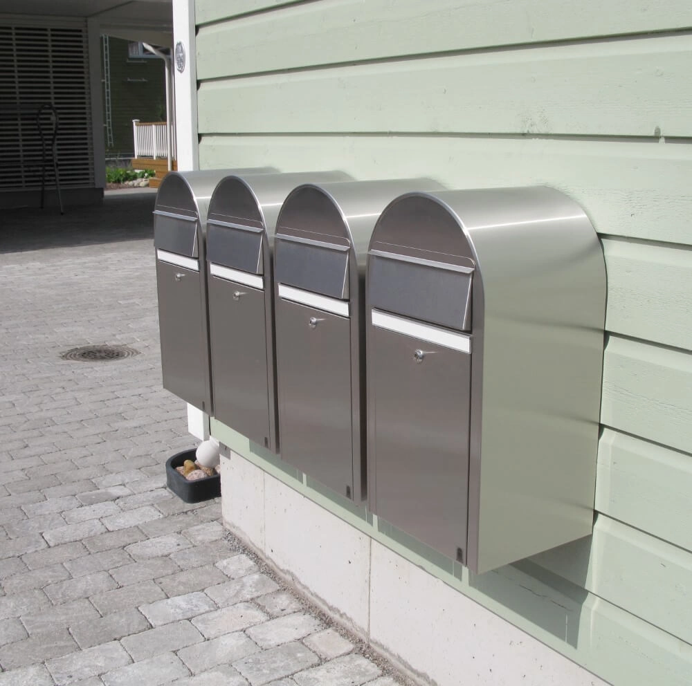 Mailbox Grande i Stainless steel Bobi 6417237033116