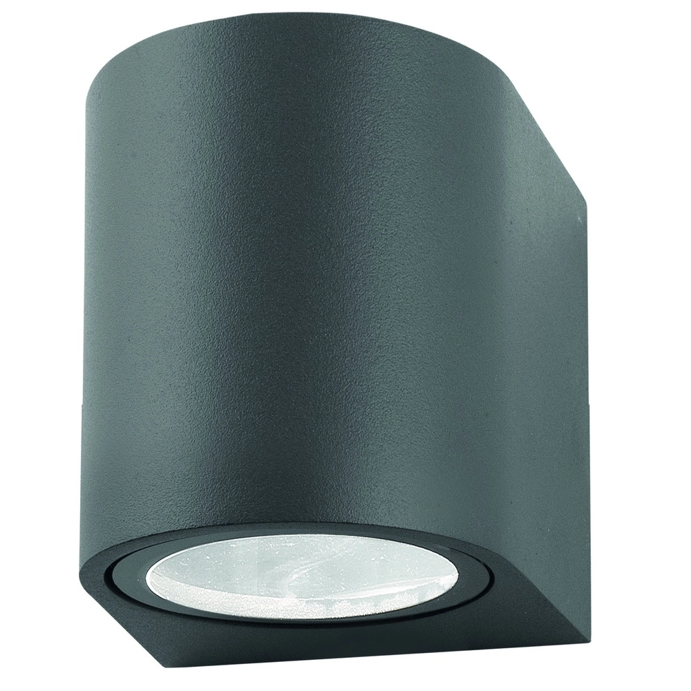 Round spotlight Nero Grey down