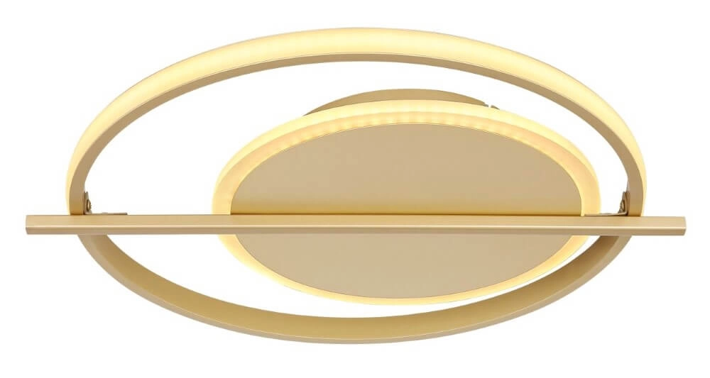 Golden ceiling lamp Reball round Globo 9007371438792