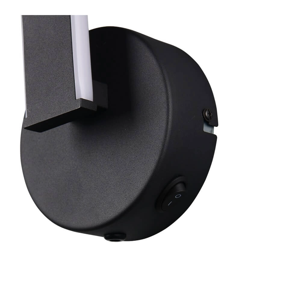 Design wall lamp Ginko black Trio 4017807642445