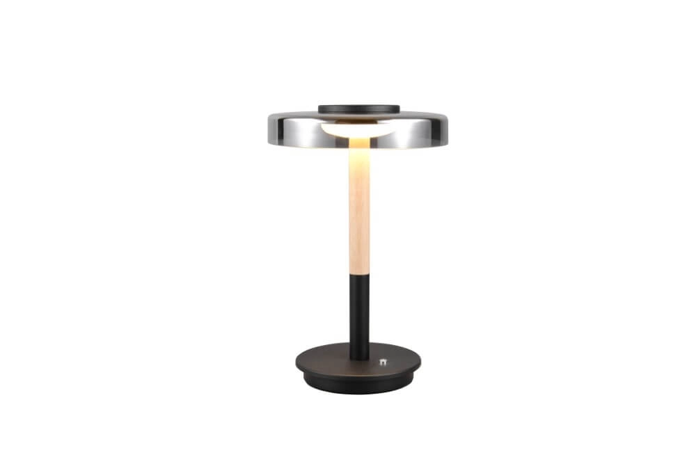 Led table lamp Celeste smoke glass Trio 4017807616873