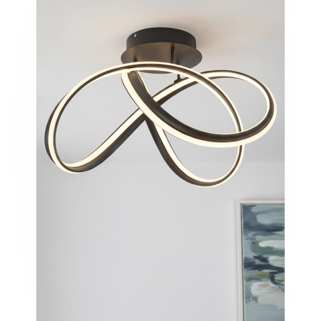 Design ceiling lamp Truno black