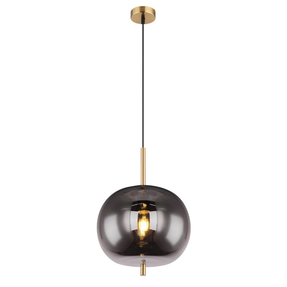 Golden pendant lamp Blacky I only Ø 30cm