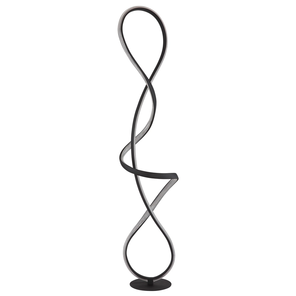 Design floor lamp Swirl Black Globo 9007371512331